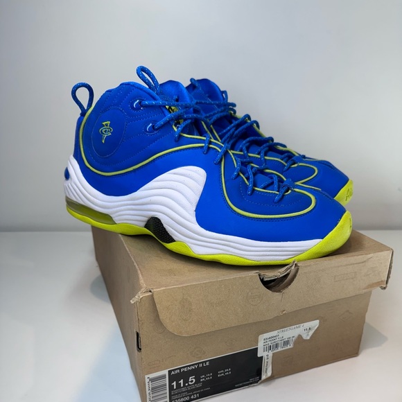 Nike Air Penny II Sprite size 11.5 - Picture 2 of 9